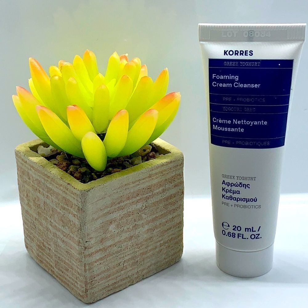 $6🌟 KORRES Greek Yoghurt Foaming Cream Cleanser